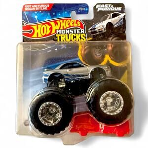 Hot Wheels Monster Trucks Fast & Furious Nissan Skyline GT-R R34